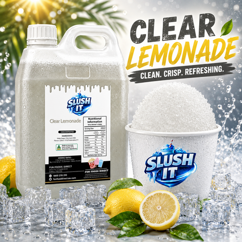 Clear lemonade Sno Cone Bottle