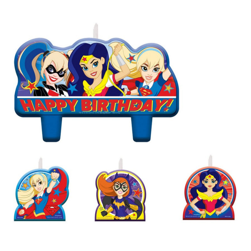 DC Superhero Girls Birthday Candles