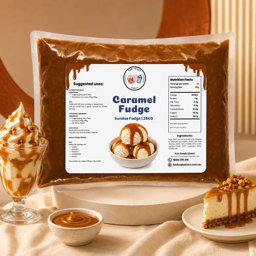 Caramel Fudge Sundae Topping 1.2KG