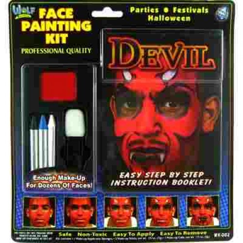 Devil Face Art Paint Kit