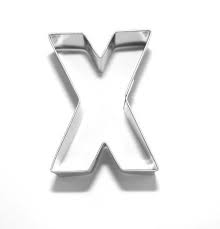 Letter X Stainless Steel Cookie Cutter