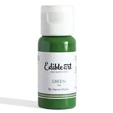 Green Edible Art Paint 15ml