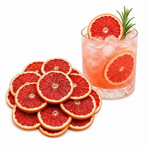 Dried Grapefruit Slices | Premium Citrus Garnish for Cocktails, Desserts & Drinks