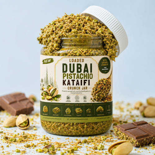 Loaded Dubai Pistachio Kataifi Crunch Jar 375ml