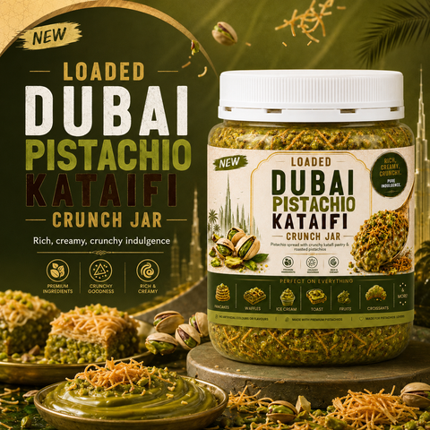 Loaded Dubai Pistachio Kataifi Crunch Jar 375ml