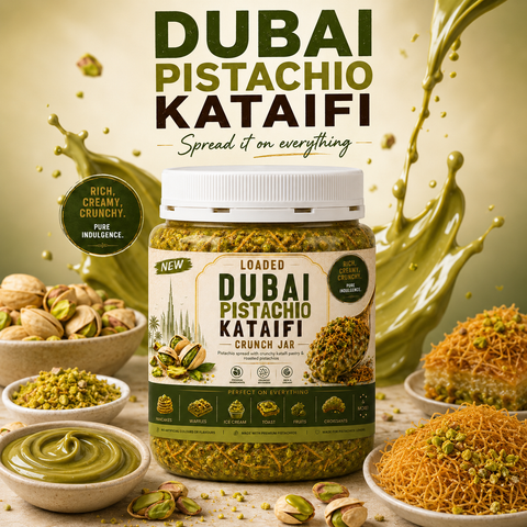 Loaded Dubai Pistachio Kataifi Crunch Jar 375ml