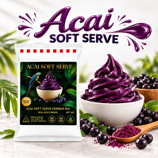 Acai Soft Serve Powder Mix 1KG