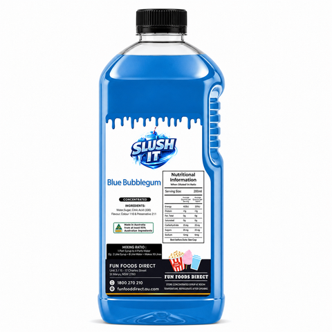 Blue Bubblegum Cordial Mixes 2L
