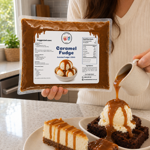 Caramel Fudge Sundae Topping 1.2KG