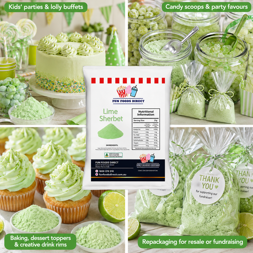 Sherbet Powder Lime 1KG