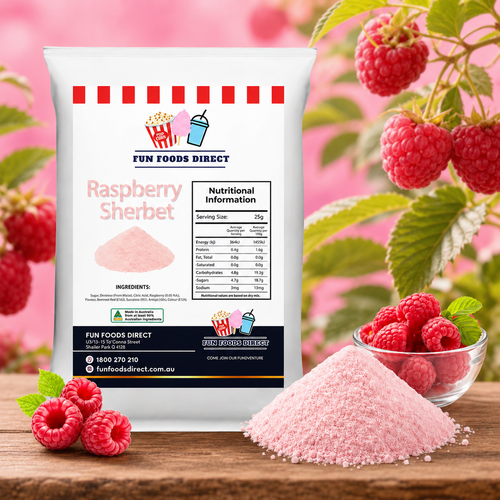 Sherbet Powder Raspberry 1KG