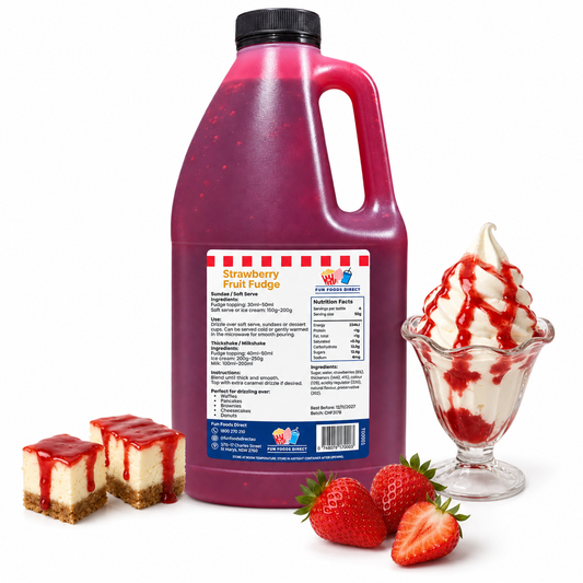 Strawberry Fruit Sundae Topping 2L