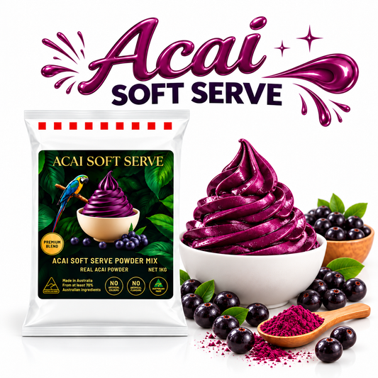 Acai Soft Serve Powder Mix 1KG