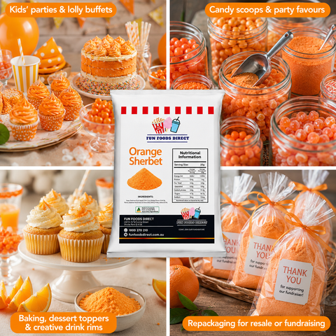 Sherbet Powder Orange 1KG