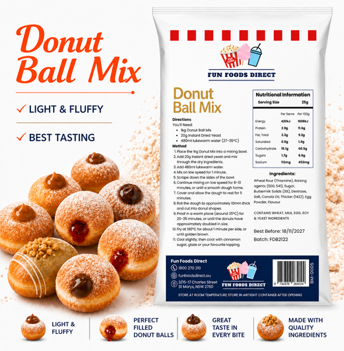 Donut Ball Mix | World’s Best Tasting Mix