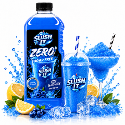 Slush It Zero Blue Lemonade Slushy Syrup – 2L