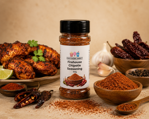 Firehouse Chipotle Seasoning 100g | Smoky Spicy Flavour Boost for Chips, Chicken & BBQ
