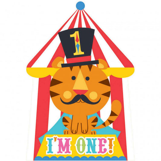 Fisher Price 1st Circus Birthday Invitations