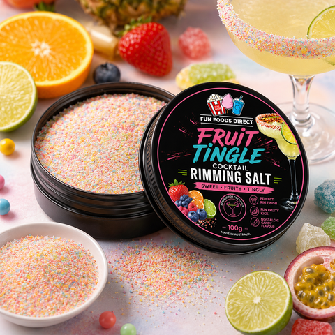 Fruit Tingle Cocktail Rimming Salt 100g | Sweet, Fizzy & Fruity Cocktail Garnish