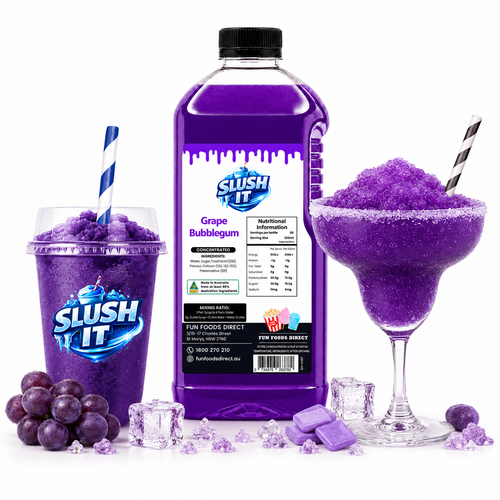 Grape Bubblegum Slushy Mix 2L Bottle
