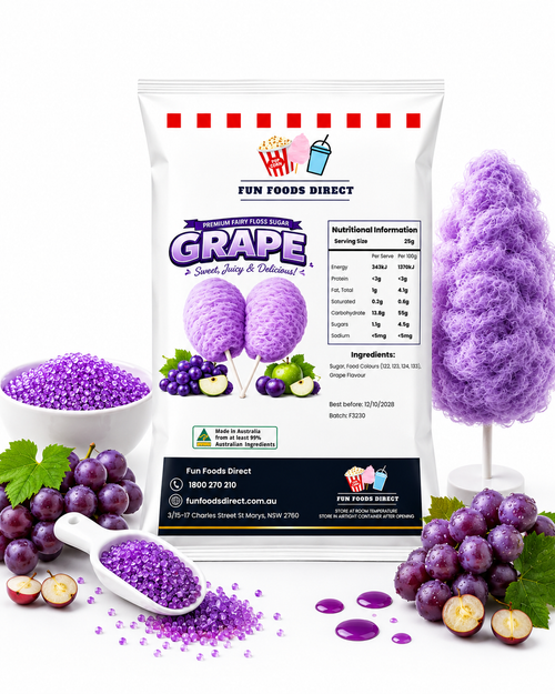 Grape Galaxy Purple Premium Fairy Floss Sugar