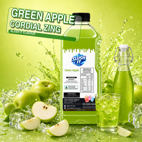 Green Apple cordial Mixes 2L