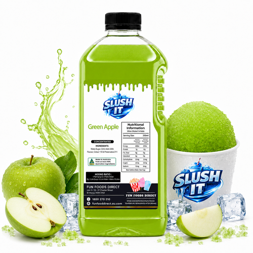 Green Apple Sno Cone Bottle