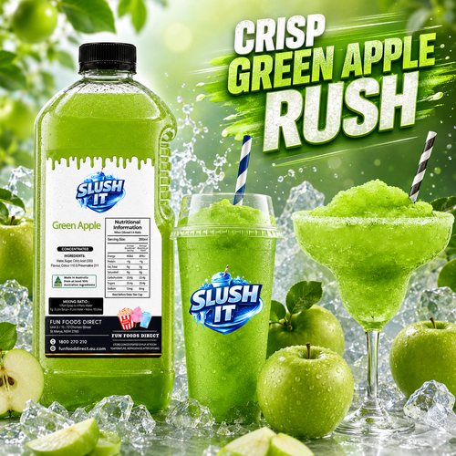 Green Apple Slushy 2L Bottle