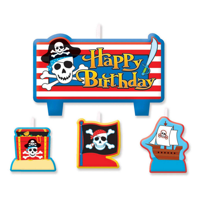 Pirate's Treasure Birthday Molded Candle