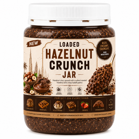 Loaded Hazelnut Crunch Jar 375ml