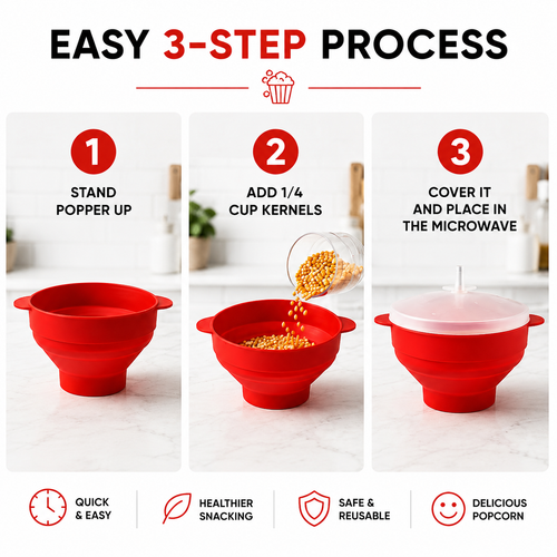 Microwave Popcorn Popper Bowl