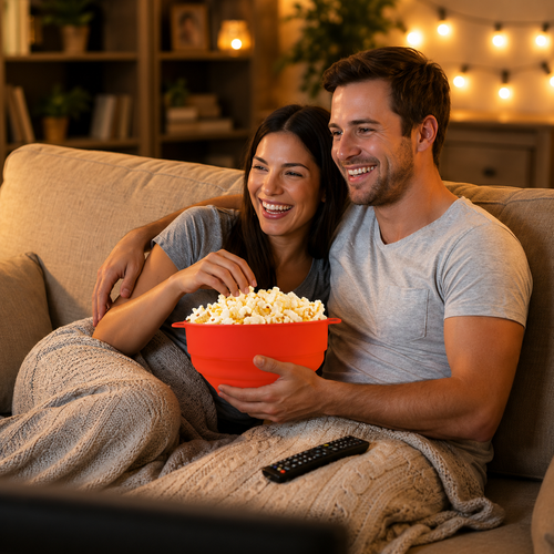 Microwave Popcorn Popper Bowl
