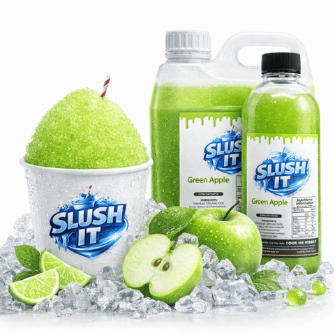 Green Apple Sno Cone Bottle