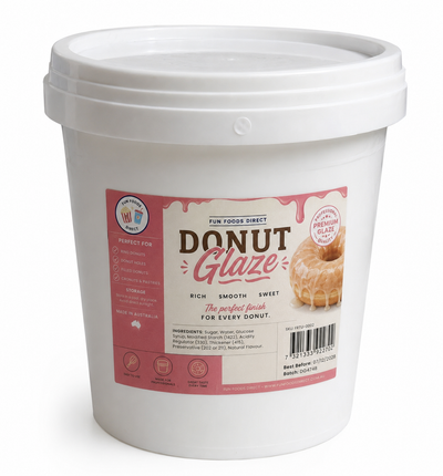 White Donut Glaze | Professional Ready-to-Use Donut Glaze for Bakery & Dessert Creations