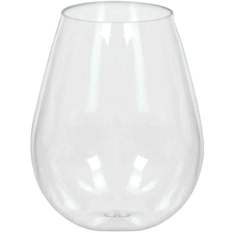 Clear Mini Wine Glasses Stemless Plastic