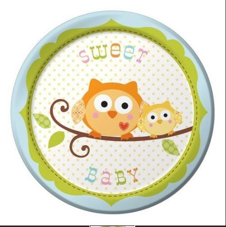 Happi Tree Dinner Birthday Plates