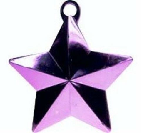 Glitz Star Balloon Weight Lavender