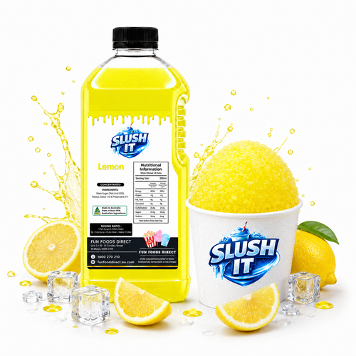 Lemon Sno Cone Bottle