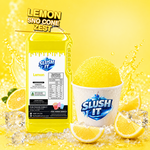 Lemon Sno Cone Bottle