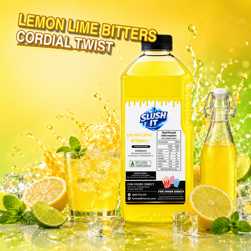 Lemon Lime & Bitters Cordial Mixes 2L