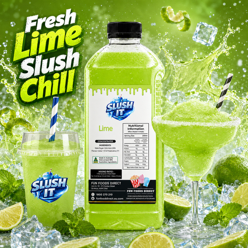 Lime Slushy 2L Bottle