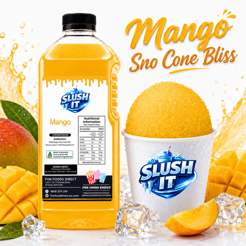 Mango Sno Cone Bottle