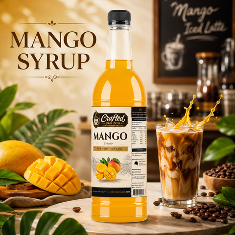 Mango Syrup Premium Range 800mL | Juicy Tropical Mango Café Syrup