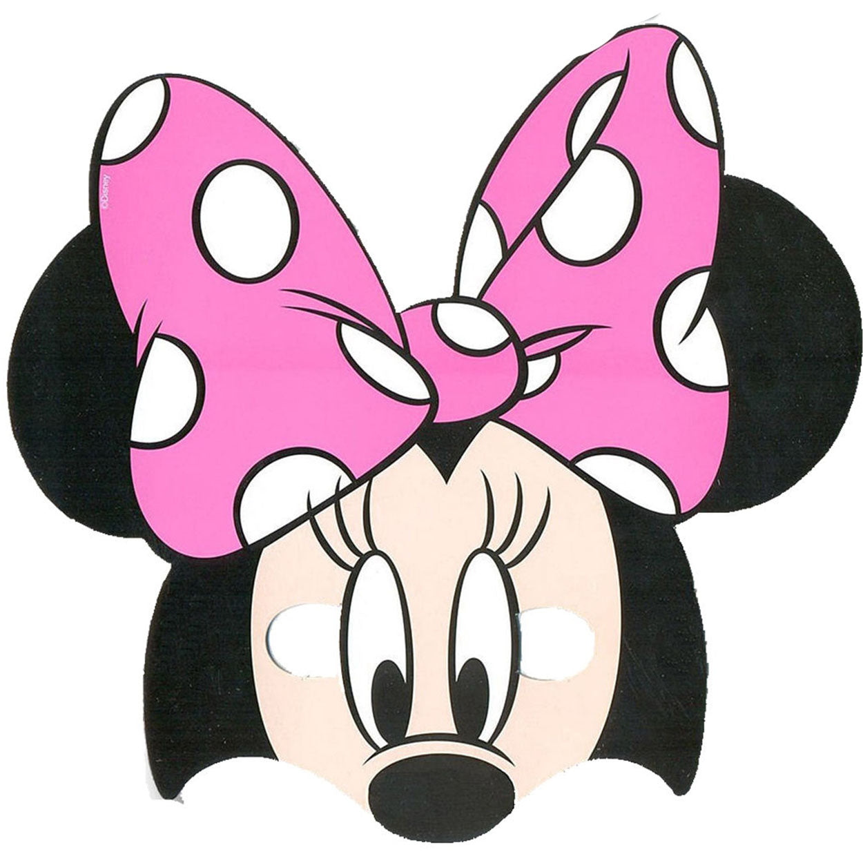 Minnie Mouse Paper Mask