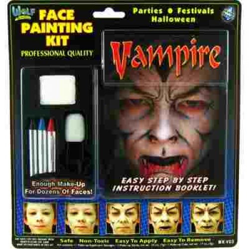 Vampire Face Art Paint Kit