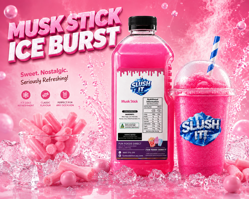 Musk Stick Slushy Mix 2L Bottle