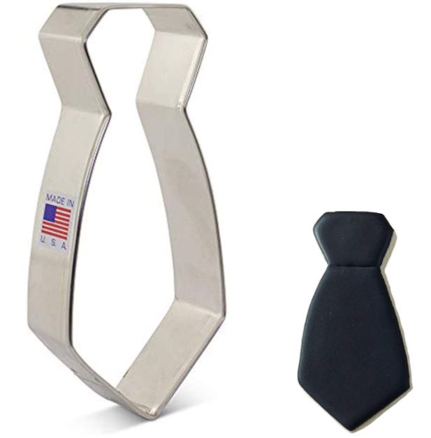 Neck Tie Premium Tin Cookie Cutter