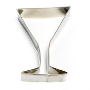 Martini Glass Stainless Steel Cookie Cutter