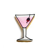 Martini Glass Stainless Steel Cookie Cutter