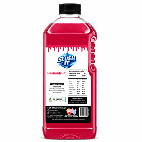 Passionfruit Slushy Mix 2L Bottle